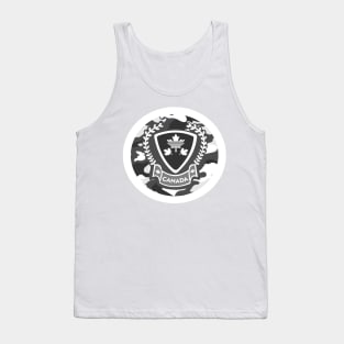 Canada - Camouflage Grey Tank Top